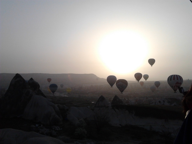 土耳其 cappadocia goreme 熱氣球 日出