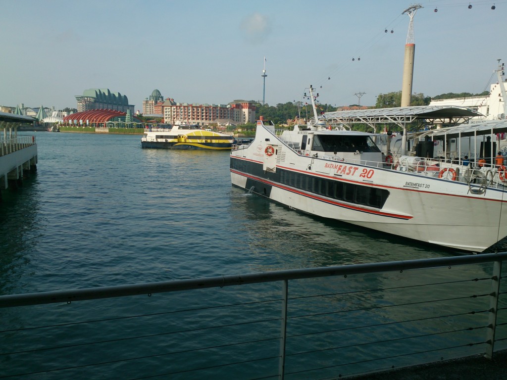 新加坡港灣碼頭 Harbourfront登船